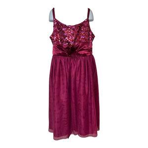 Princess Faith Girls' Burgundy Size 16